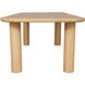Anders 76 X 39 inch Natural Dining Table, Small